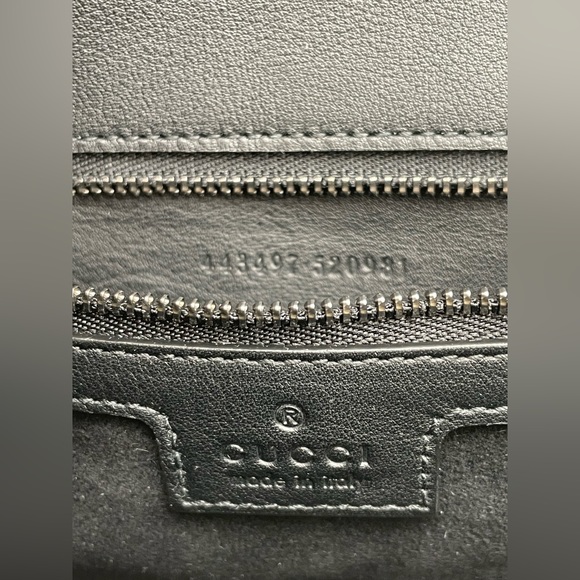 ❌❌SOLD!❌❌NEW Gucci Marmont GG Black Patent Leather Shoulder Bag Purse Authentic - Picture 10 of 11